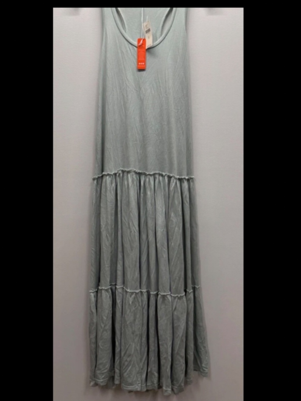 Anthropologie Sundry Mint Tiered Maxi Sleeveless Dress Size 2 (Q4-5E)